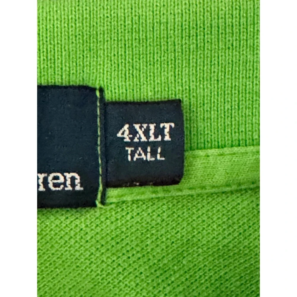 Polo Ralph Lauren Polo Shirt Mens 4XLT Green Short Sleeve Big & Tall Golf Casual